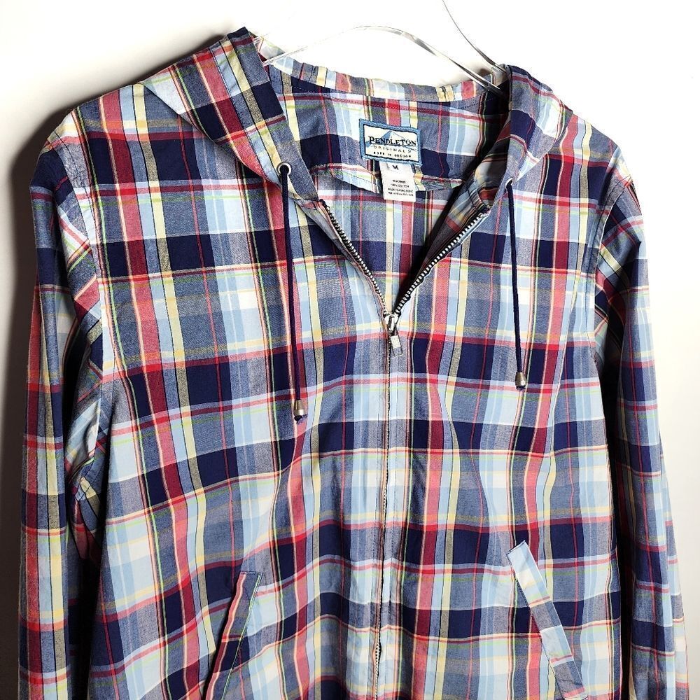 Vintage Pendleton Original Plaid Windbreaker - image 3